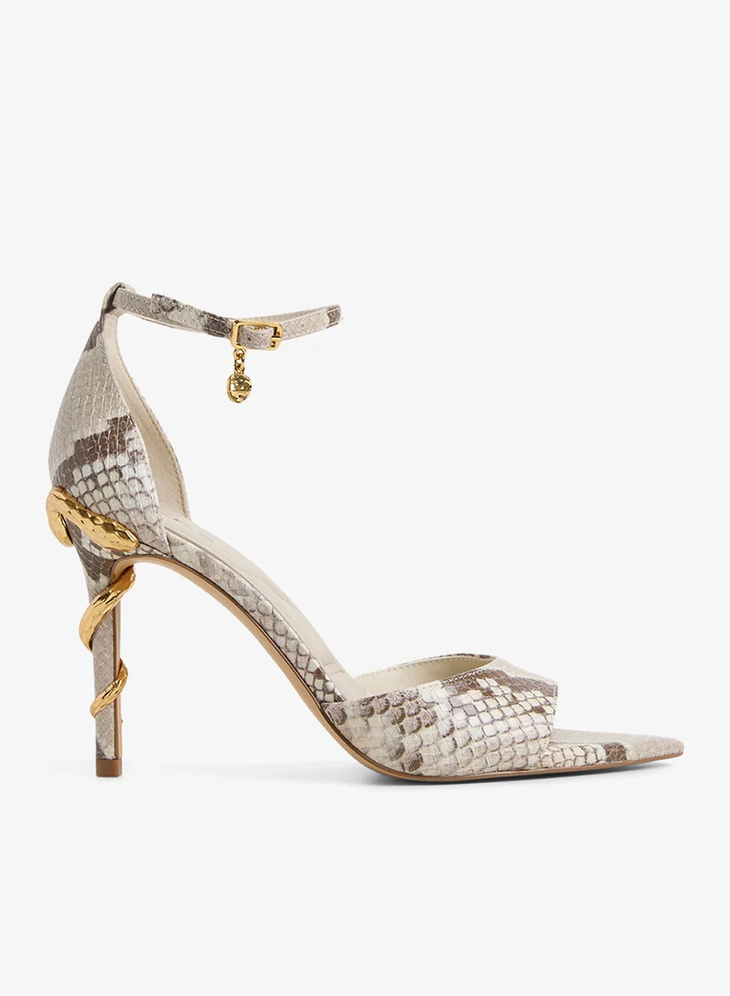 الدو صنادل ميديزا ذات الكعب العالي والأشرطة المتعددة